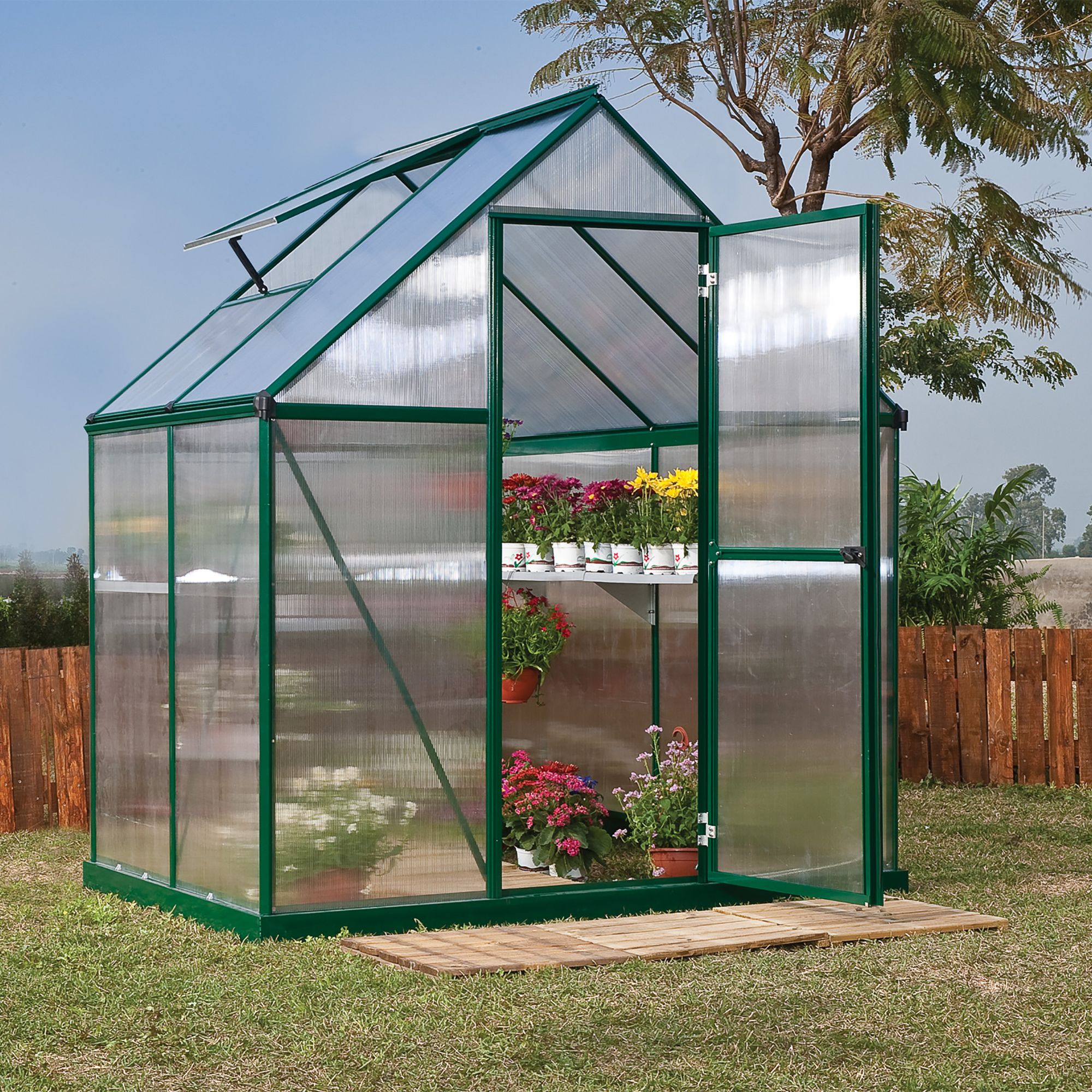 Palram - Canopia Mythos 6X4 Greenhouse Price Comparisons | Compare The Build
