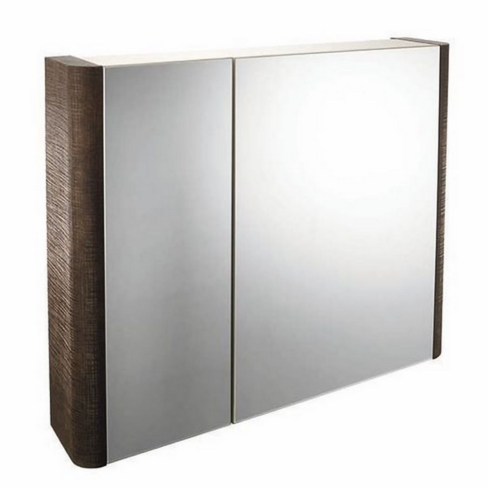 Bathstore Linen 800mm Mirror Wall Cabinet - Rust | Compare The Build