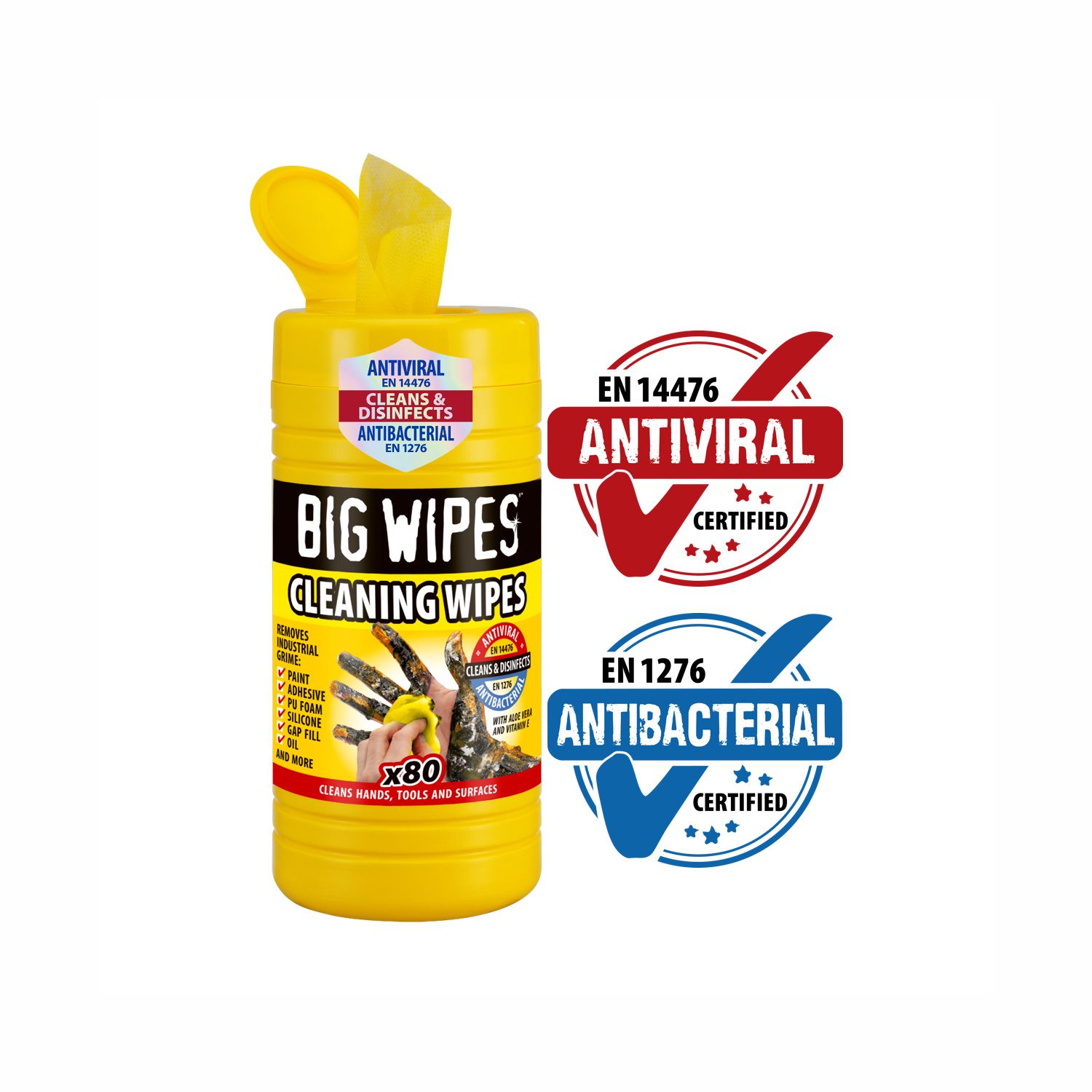 Big Wipes Unscented Cleaning Wipes, Pack Of 80 | Compare The Build