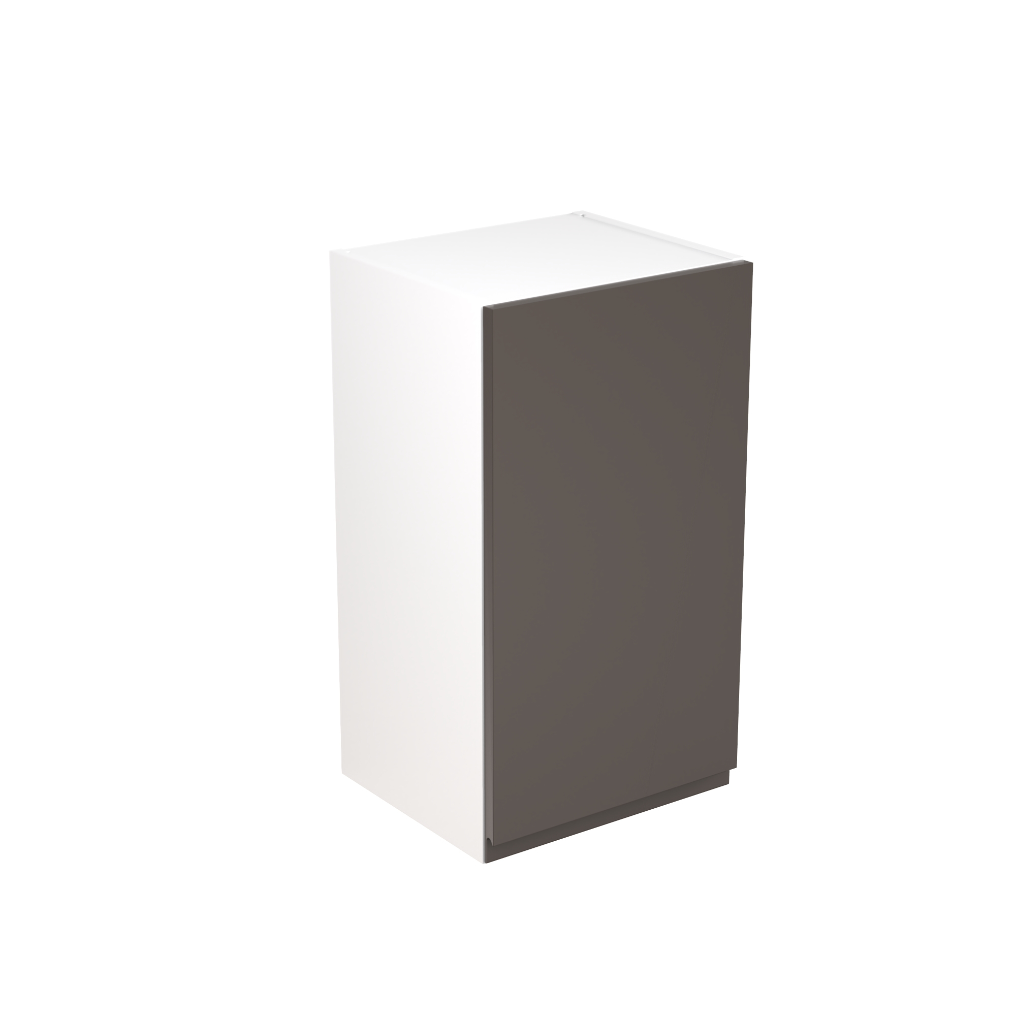 Flatpack Wall Unit J-pull Super Gloss Graphite 400mm - FKKJ0412 Price Comparisons | Compare The Build