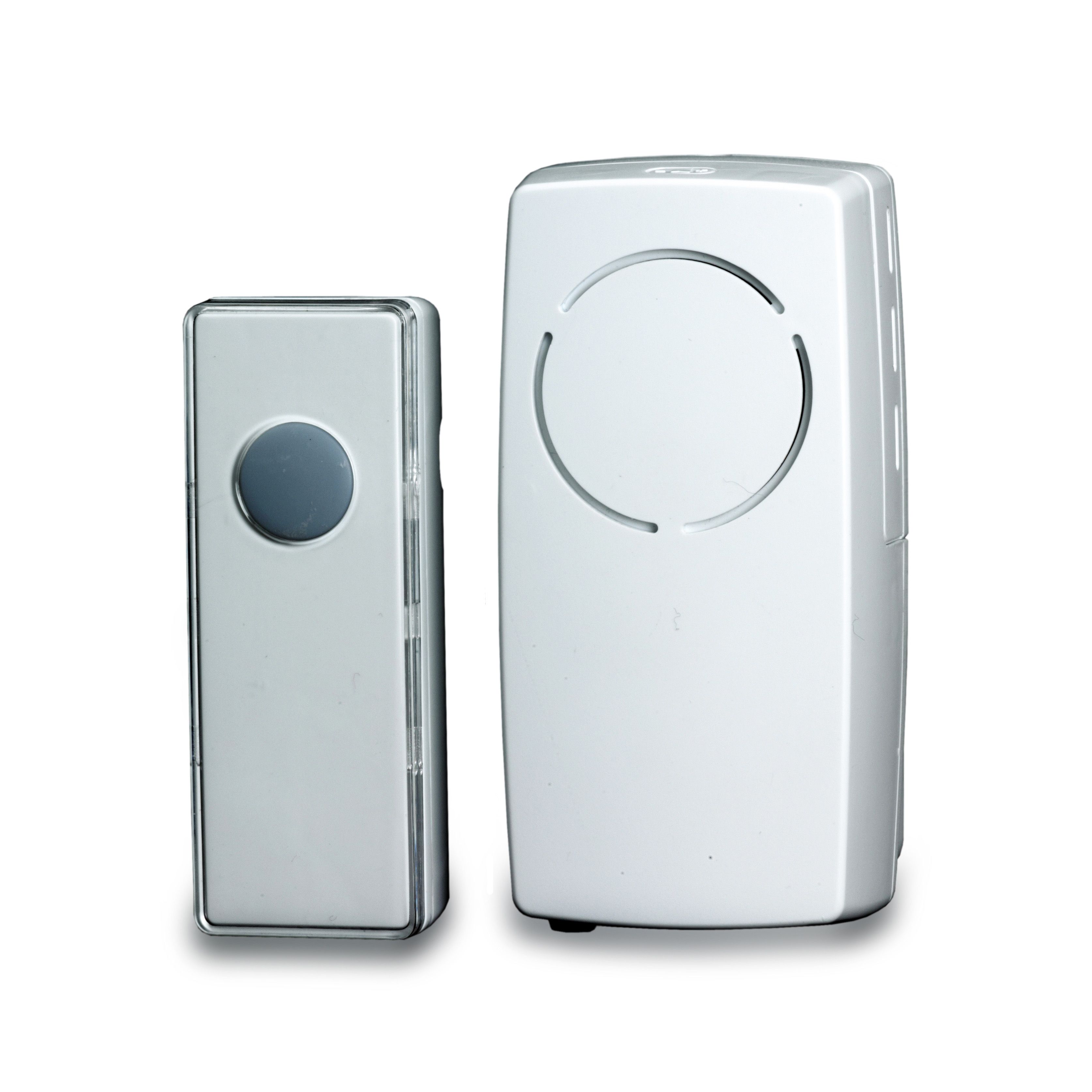 Blyss White Wireless Battery & Mains Powered Door Chime Kit Dc7-Uk-Wh2 Price Comparisons | Compare The Build