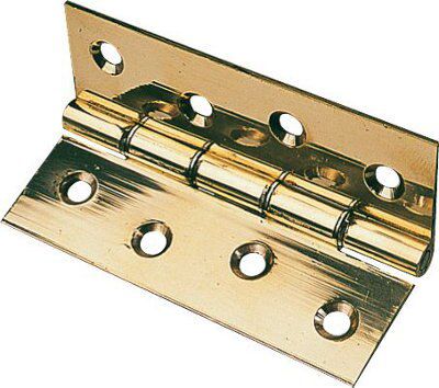 Polished Brass Butt Door Hinge (L)76mm, Pack Of 2 Price Comparisons | Compare The Build