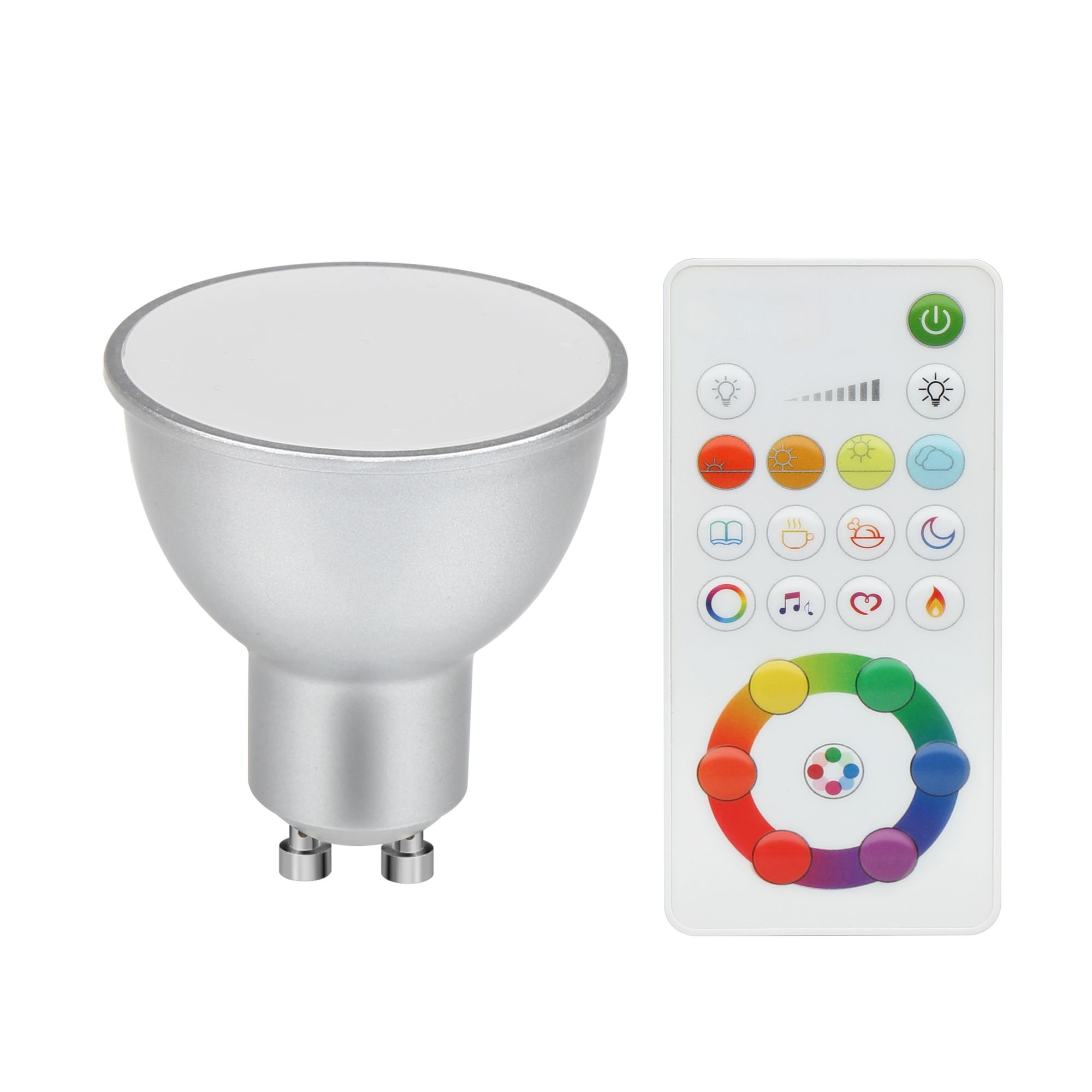 Diall Gu10 5W 350Lm Reflector Cool White, Rgb & Warm White Led Dimmable Light Bulb, Pack Of 3 Price Comparisons | Compare The Build