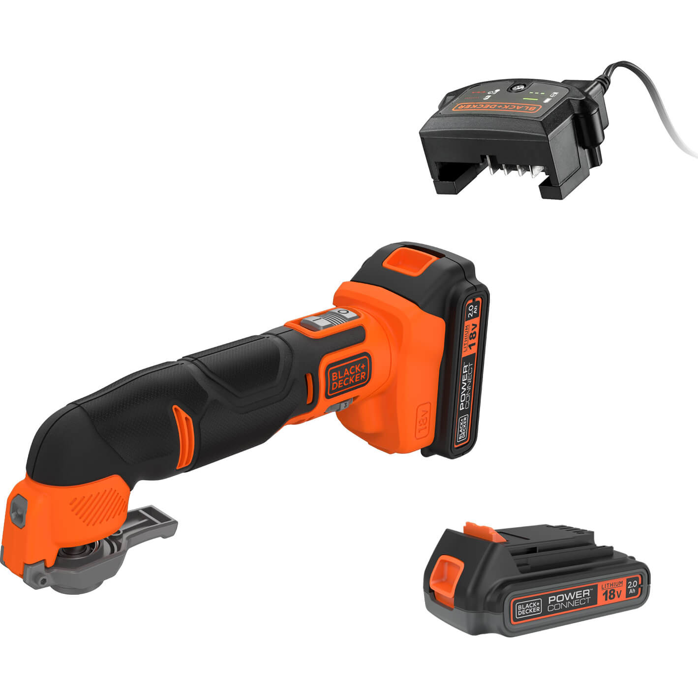 Black and Decker BDCOS18 18v Cordless Oscillating Multi Tool 2 x 2ah Li-ion Charger Case & Accessories Price Comparisons | Compare The Build