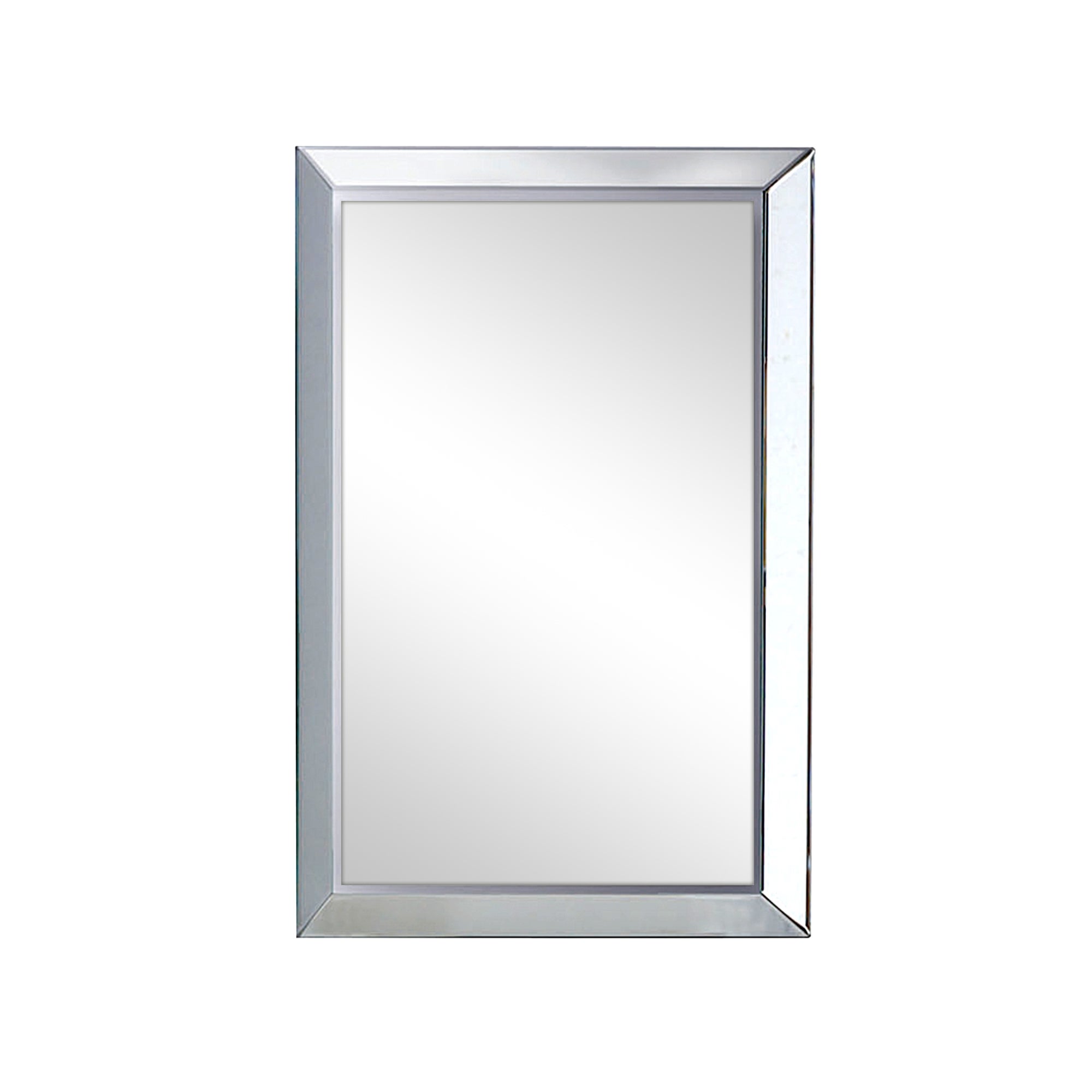 Rectangle Wall Mirror, 71x46cm Silver Price Comparisons | Compare The Build