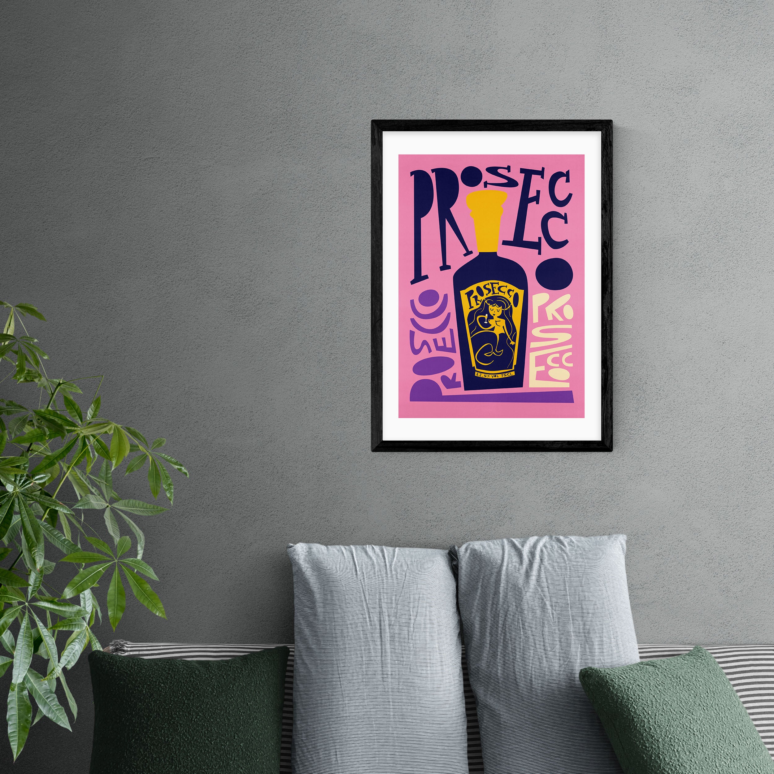 East End Prints Prosecco Print Pink Price Comparisons | Compare The Build