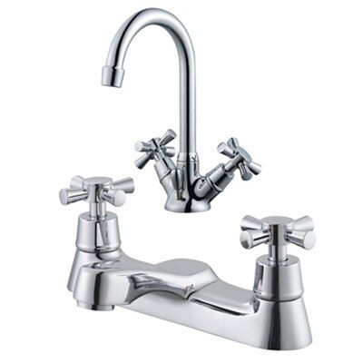 Plumbsure Traditional Chrome Effect Tap Pack, Pack Of Price Comparisons | Compare The Build