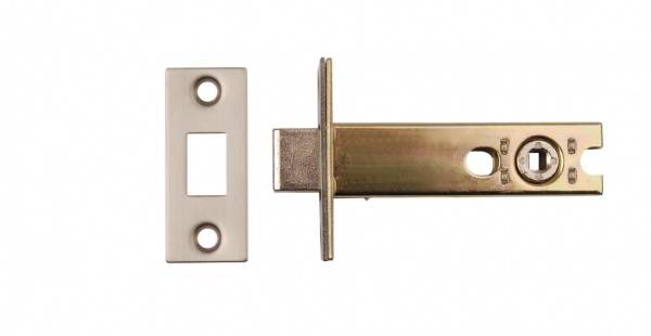 Satin Stainless Steel/Brass Finish Tubular Bathroom Deadbolt 127mm Price Comparisons | Compare The Build