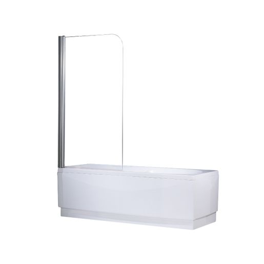 Novellini Aurora 1 Bath Shower Screen 1500 x 800 mm Price Comparisons | Compare The Build