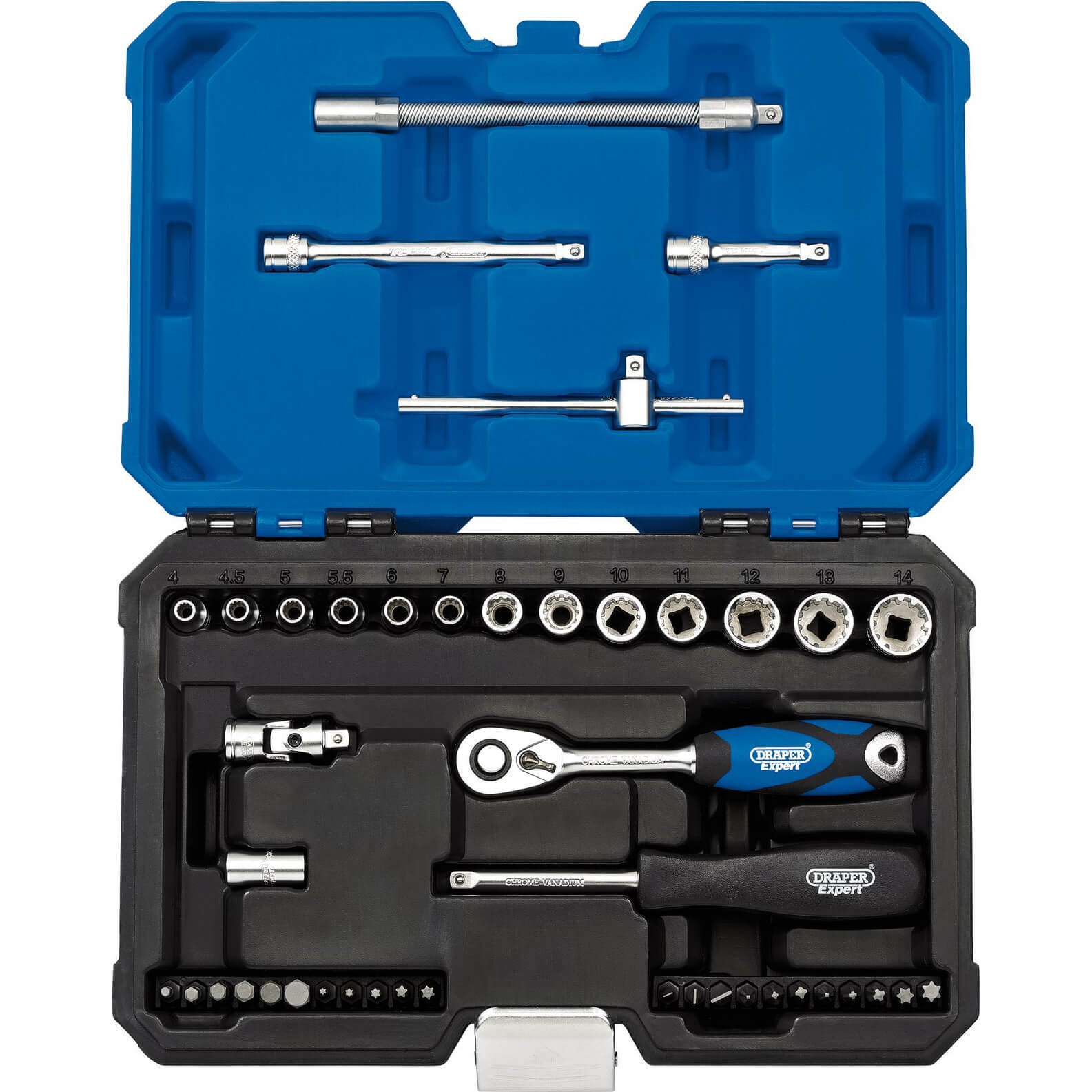 Draper Expert 43 Piece 1/4" Drive Bi Hex Socket and Screwdriver Bit Set Metric 1/4" Price Comparisons | Compare The Build