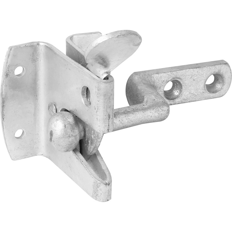 Heavy Auto Gate Latch Galvanised in Silver Steel Price Comparisons | Compare The Build