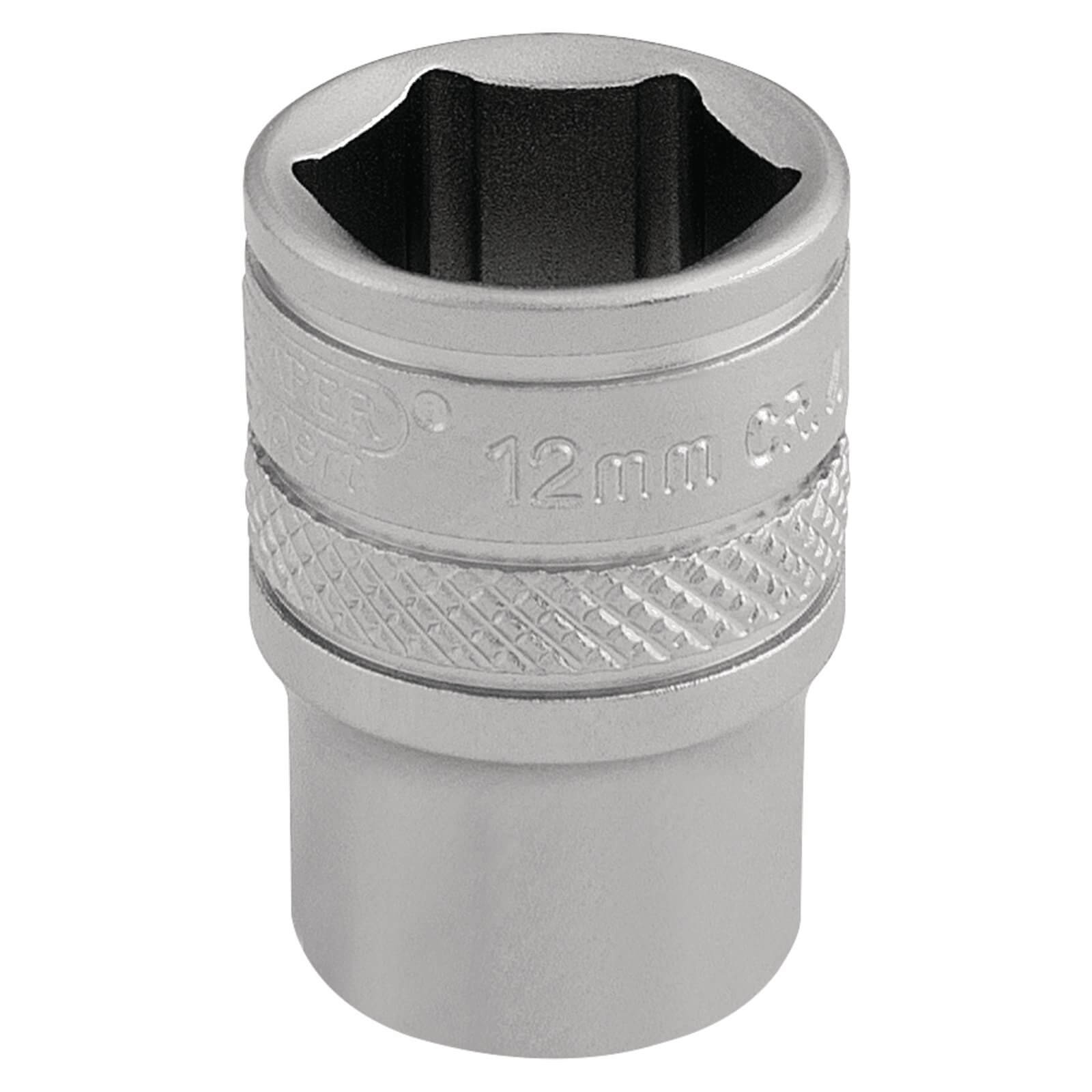 Draper 1/4" Drive Satin Finish Hexagon Socket Metric 1/4" 12mm | Compare The Build