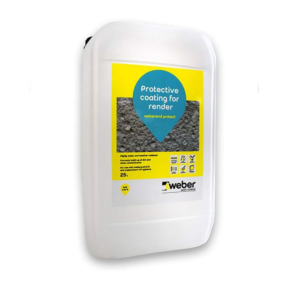 Saint Gobain Weberend Protect Coating for Render - 25L 50920001 Price Comparisons | Compare The Build