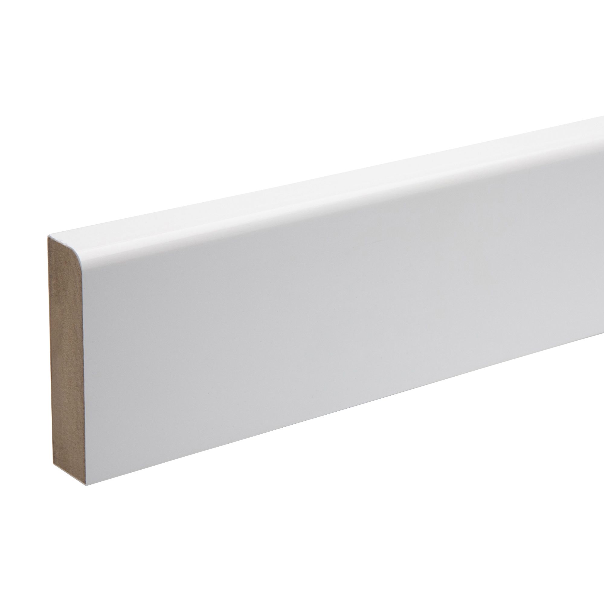 White MDF Rounded Architrave (L)2.18m (W)69mm (T)18mm Price Comparisons | Compare The Build