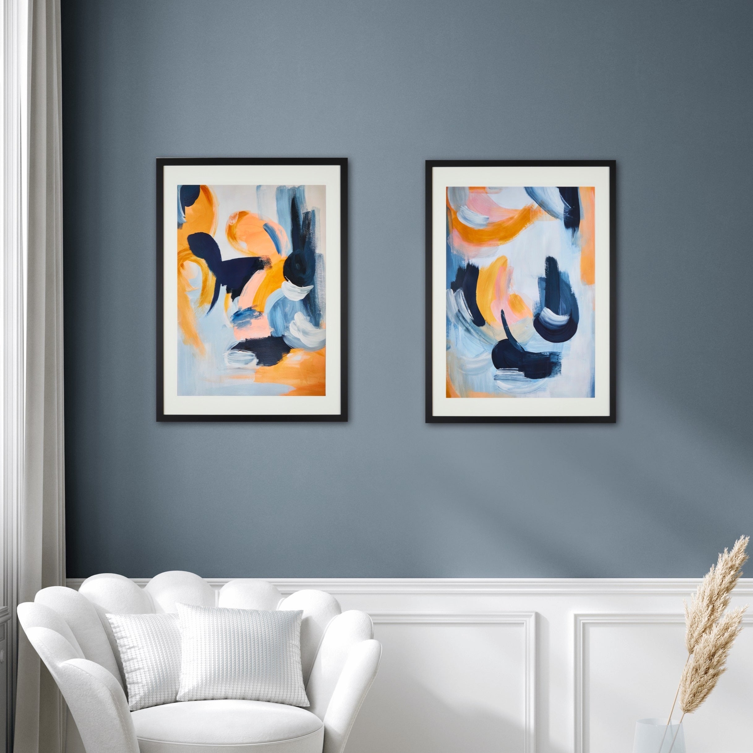 Set of 2 Lucy Donovan Art Boe Prints MultiColoured Price Comparisons | Compare The Build