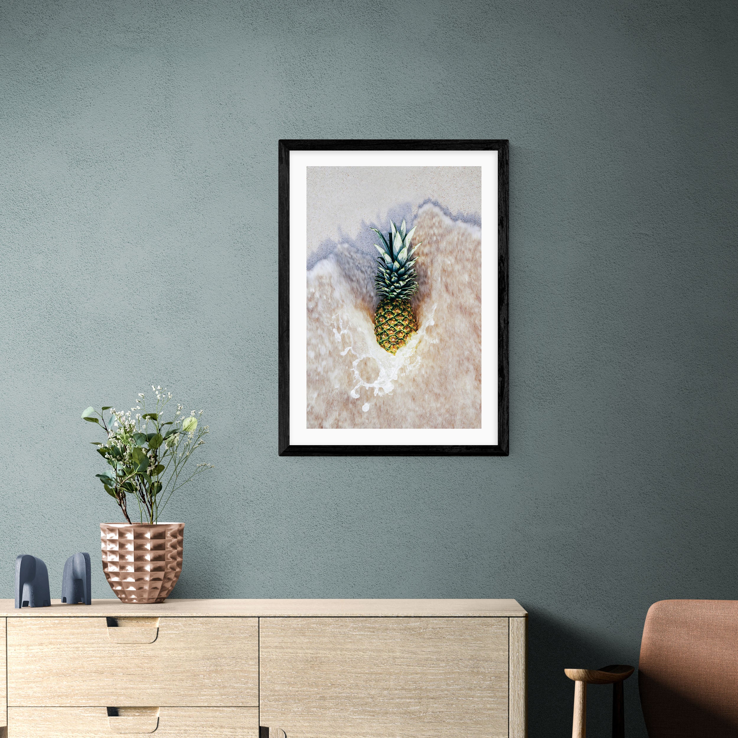 East End Prints Pineapple Sea Print Natural Price Comparisons | Compare The Build