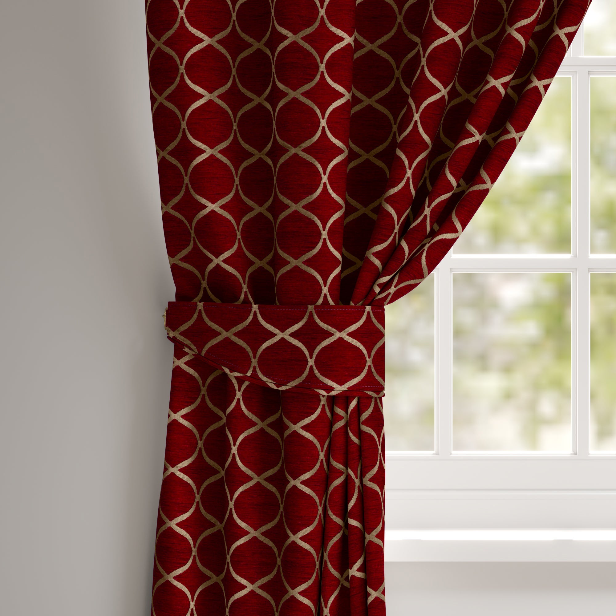 Trellis Made To Measure Tieback Trellis Rosso Price Comparisons | Compare The Build
