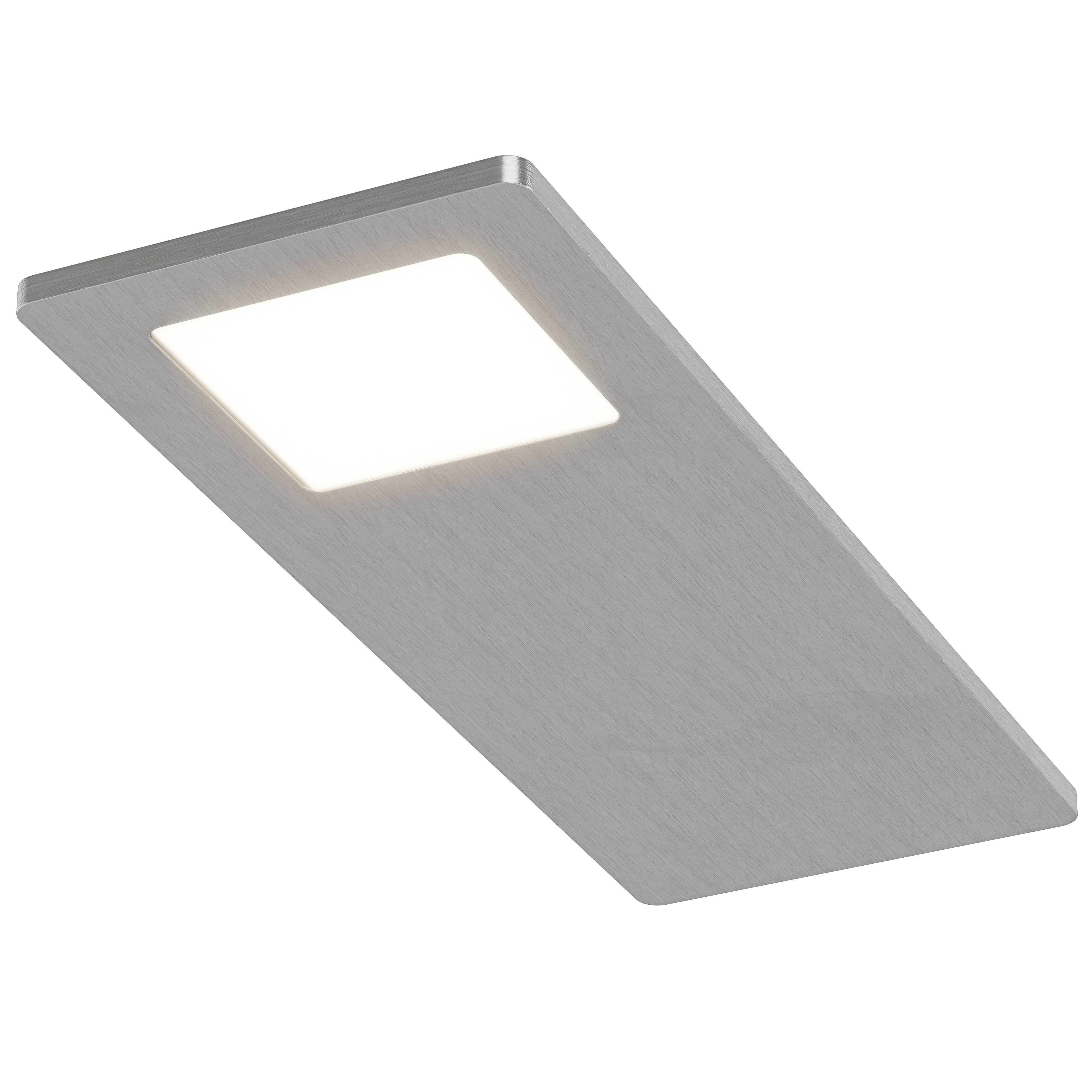 Sensio Astro Aluminium Effect Mains-Powered Led Variable White Under Cabinet Light Ip20 (L)190mm (W)70mm, Pack Of 3 | Compare The Build