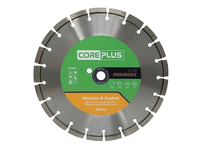 CorePlus CORDBAB300E AB300E Elite Abrasive & Asphalt Diamond Blade 300mm Price Comparisons | Compare The Build