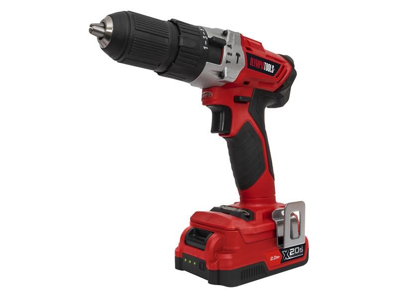 Olympia Power Tools OLPX20SCD2 X20S™ Combi Drill 20V 2 x 2.0Ah Li-ion | Compare The Build