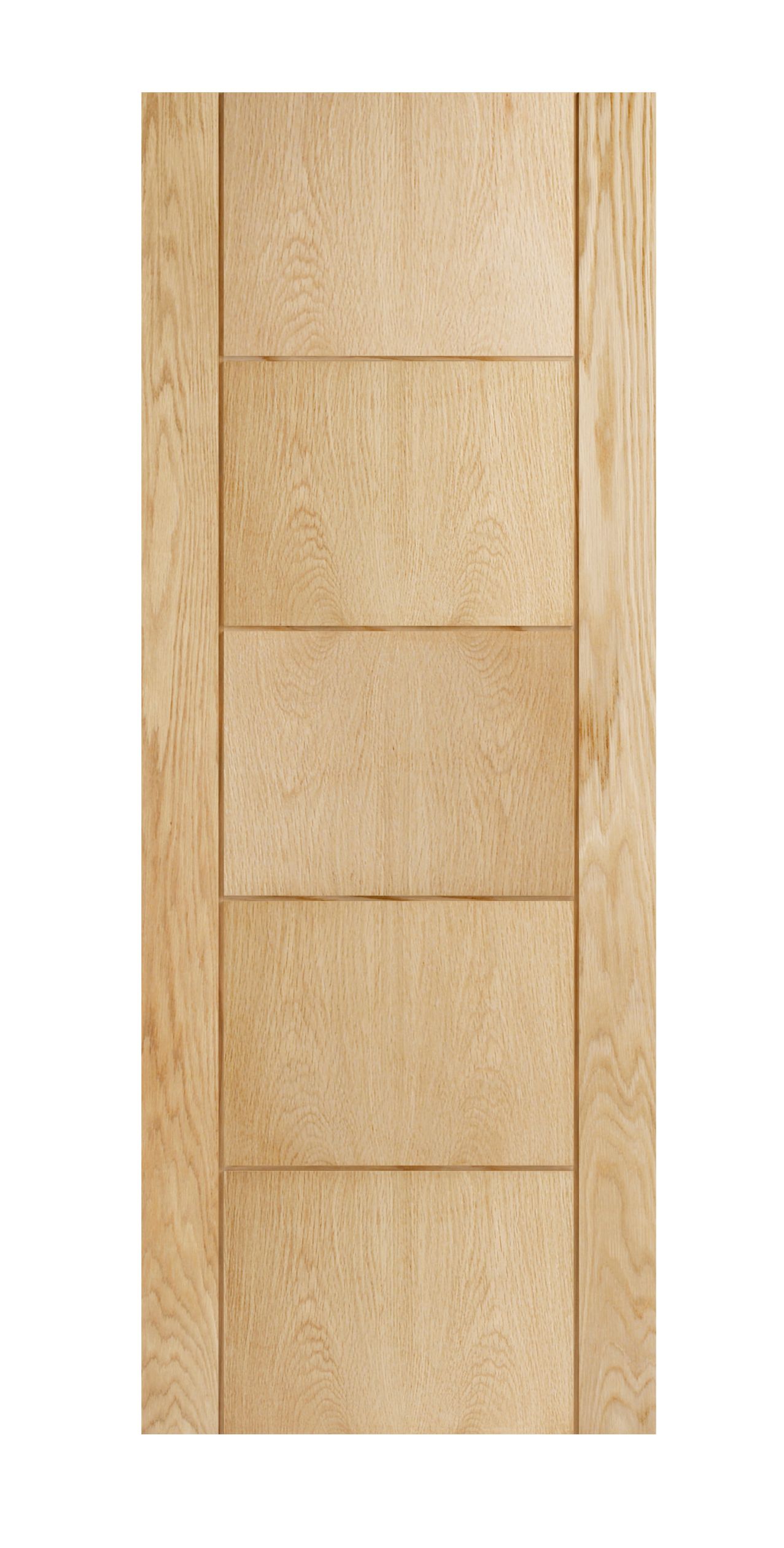 Internal 5 Groove Oak Door 1981 mm x 762 mm x 35 mm Price Comparisons | Compare The Build