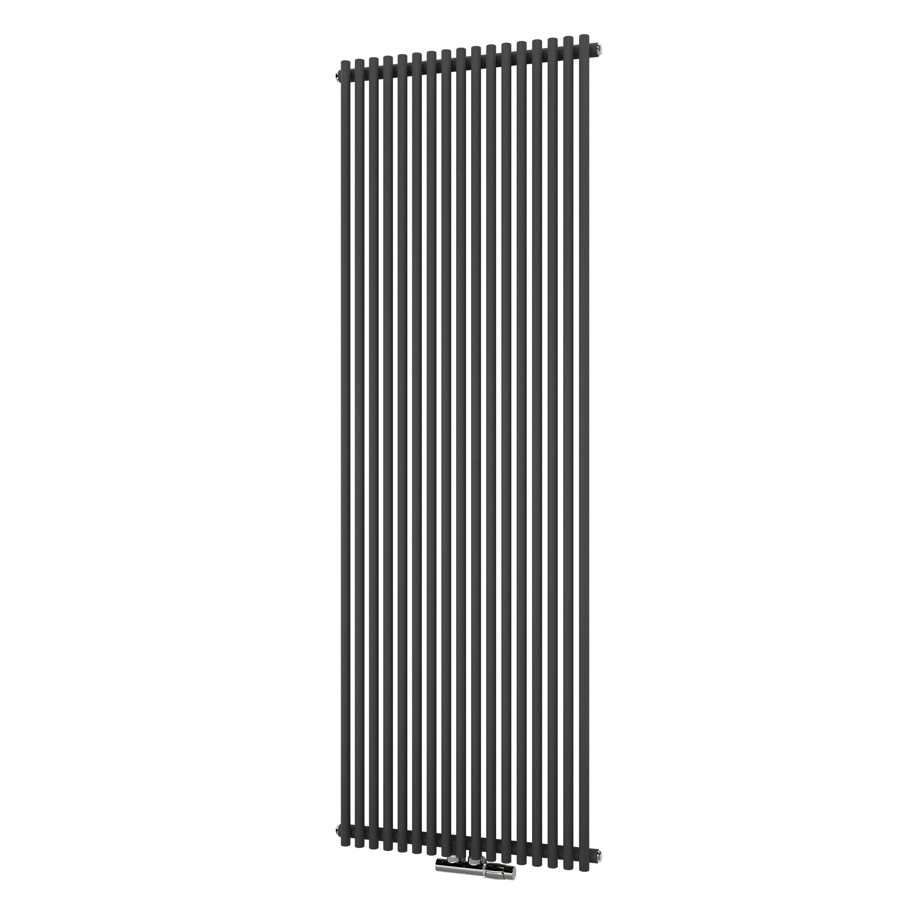 Ximax Gamba Matt Anthracite Vertical Designer Radiator, (W)610mm X (H)1800mm Price Comparisons | Compare The Build