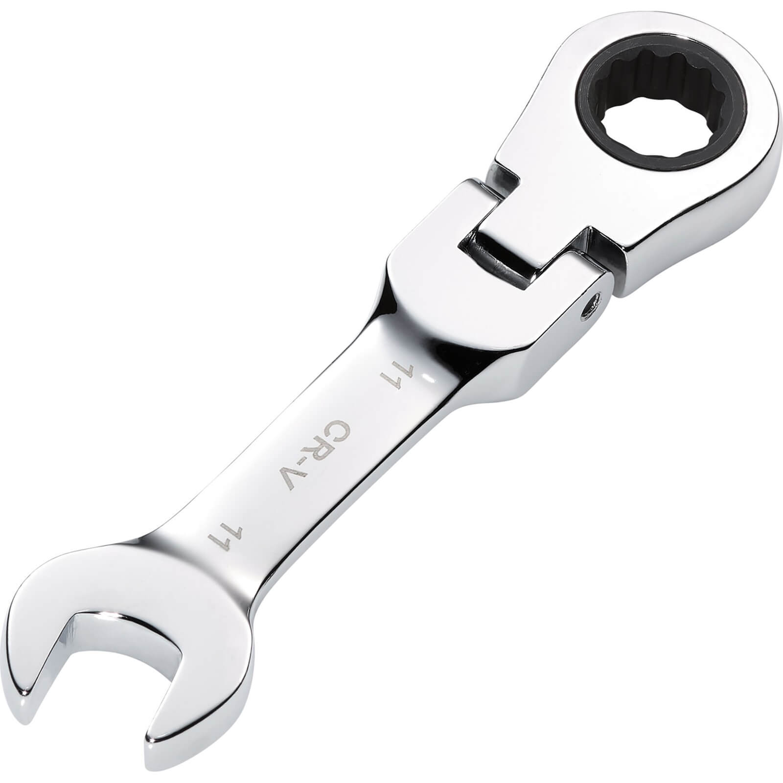 Draper Hi-Torq Stubby Flexible Head Ratchet Combination Spanner 11mm | Compare The Build