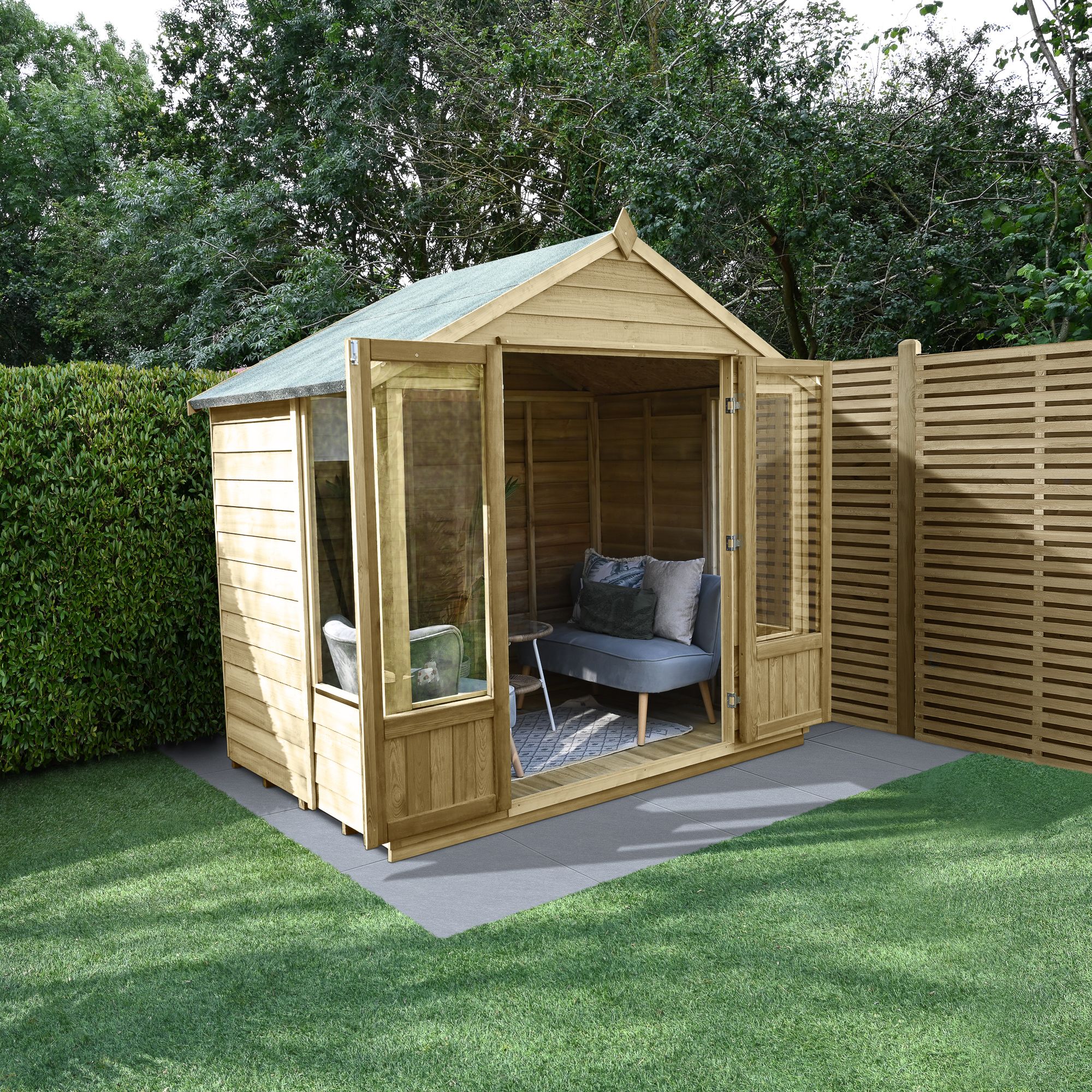 Oakley Overlap Apex Summerhouse  - Installation Included / 6x6 Price Comparisons | Compare The Build