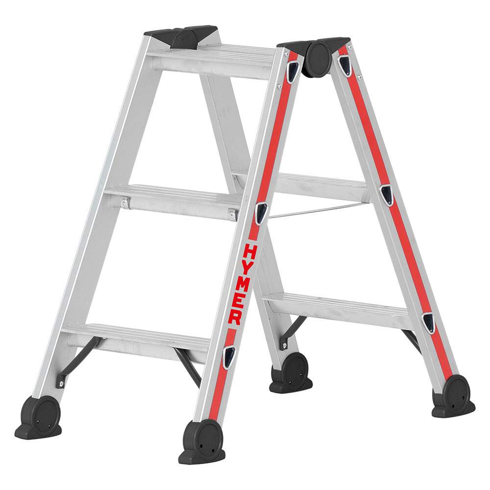 Hymer 4024 2 Section Double Sided Stepladder 0.7m - 0.78m 402406 Price Comparisons | Compare The Build