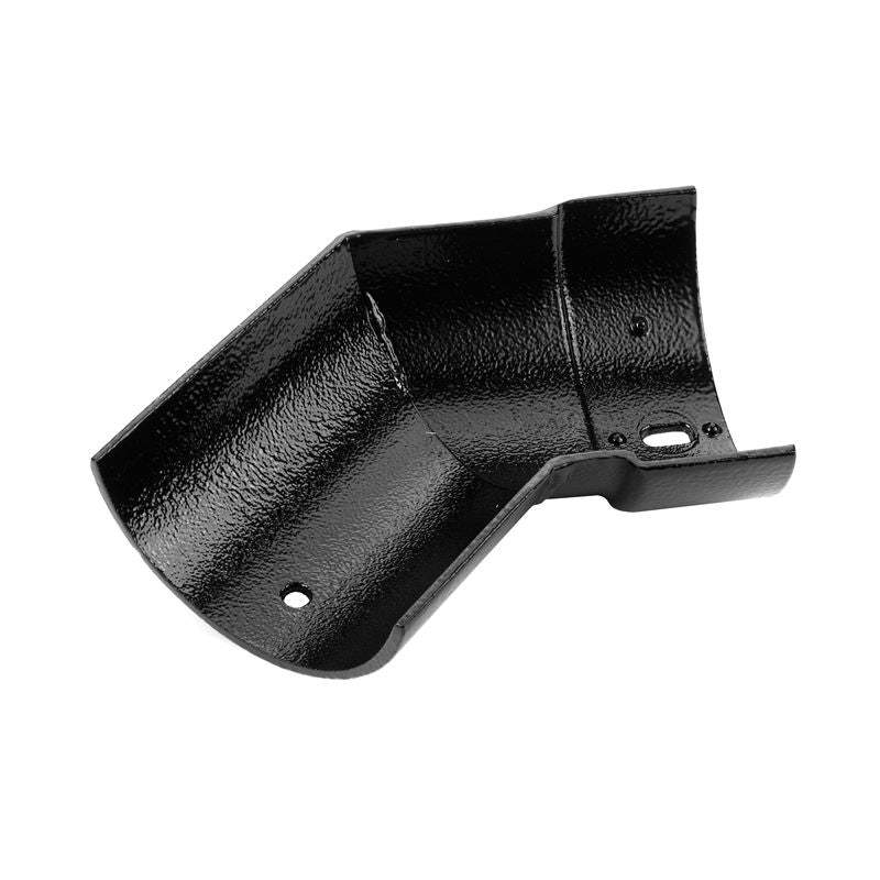 Cast Aluminium Guttering Half Round External 135dg Angle 100mm - Textured Black Alumasc HR1/7/PPC/TXTB Price Comparisons | Compare The Build