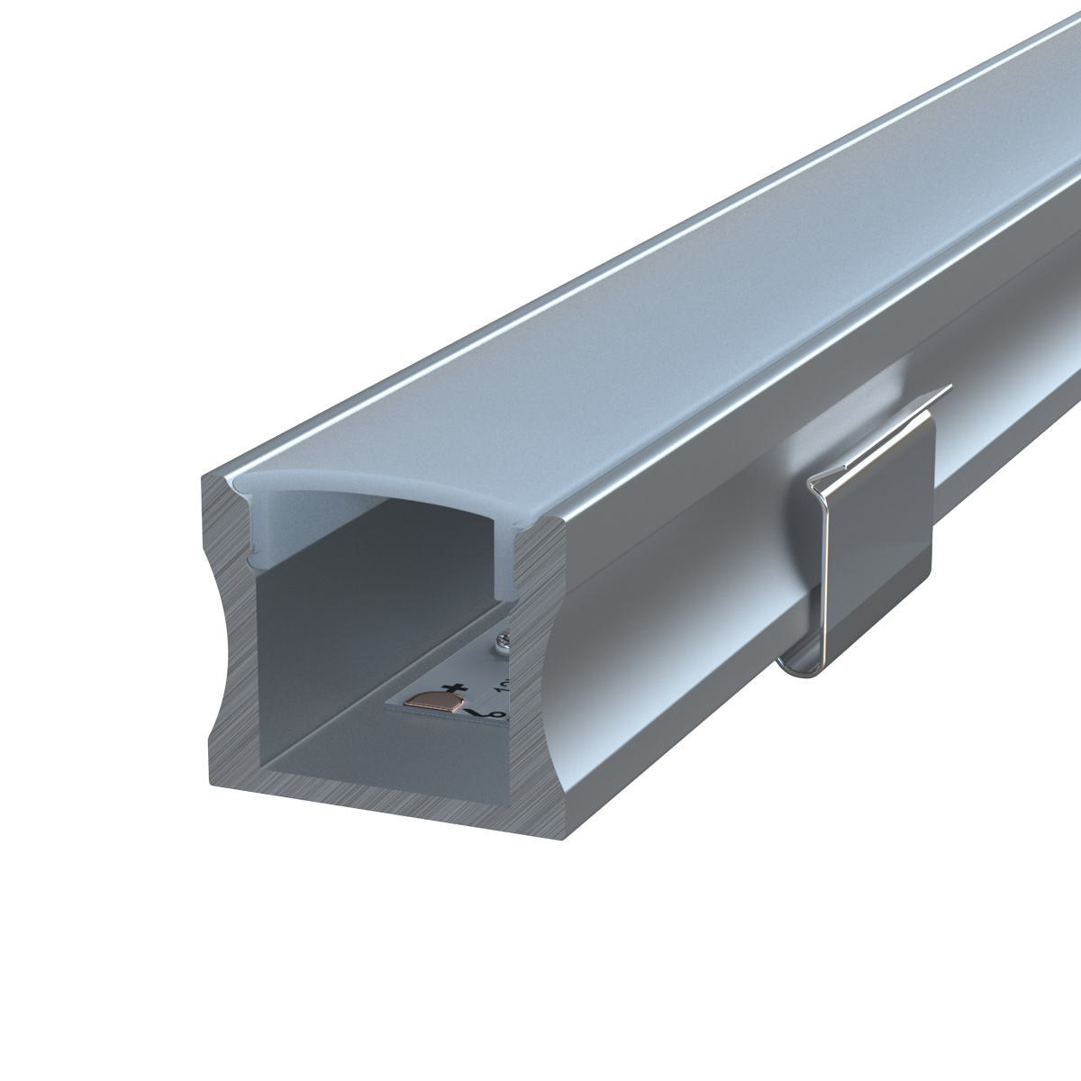 2m Long, Surface Mounted Aluminium LED Profile, 15mm Deep Price Comparisons | Compare The Build