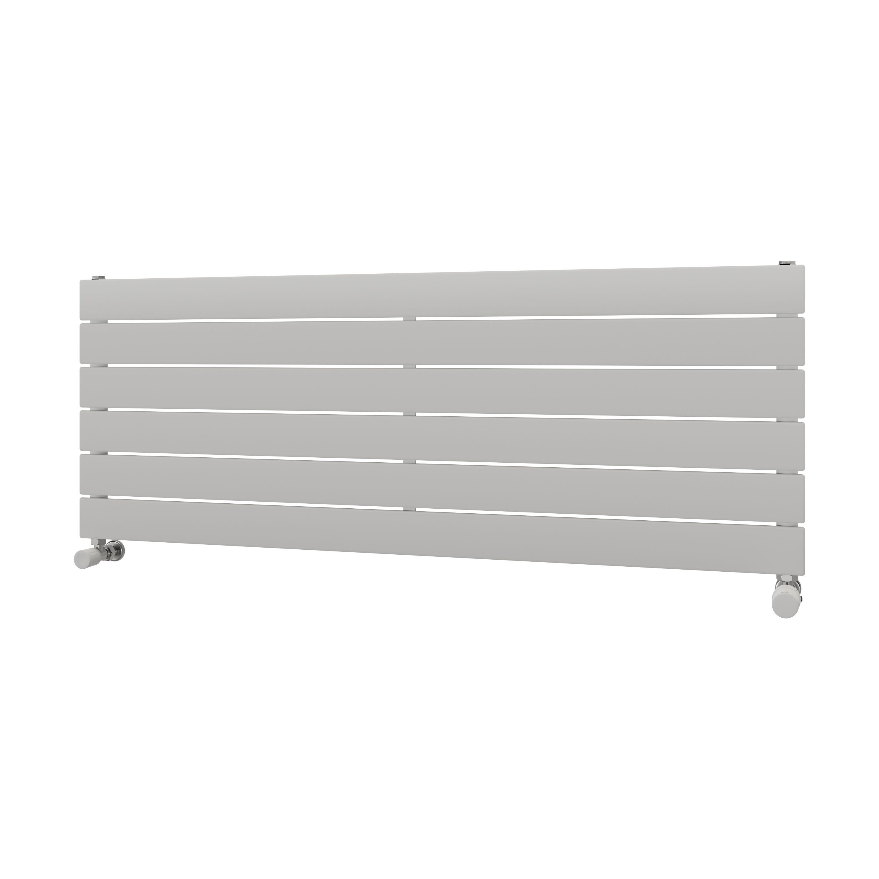 Ximax Vertirad Satin White Horizontal Designer Panel Radiator, (W)1200mm X (H)445mm | Compare The Build