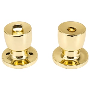 Privacy Door Knob Polished Brass - 1 Pair Price Comparisons | Compare The Build