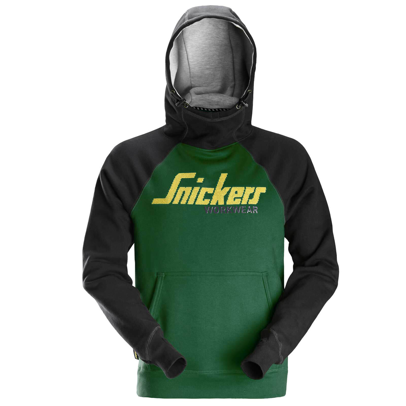 Snickers 2889 Logo Sweatshirt Hoodie Green / Black S Price Comparisons | Compare The Build