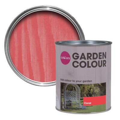 Colours Garden Coral Matt Wood Stain, 750Ml Price Comparisons | Compare The Build