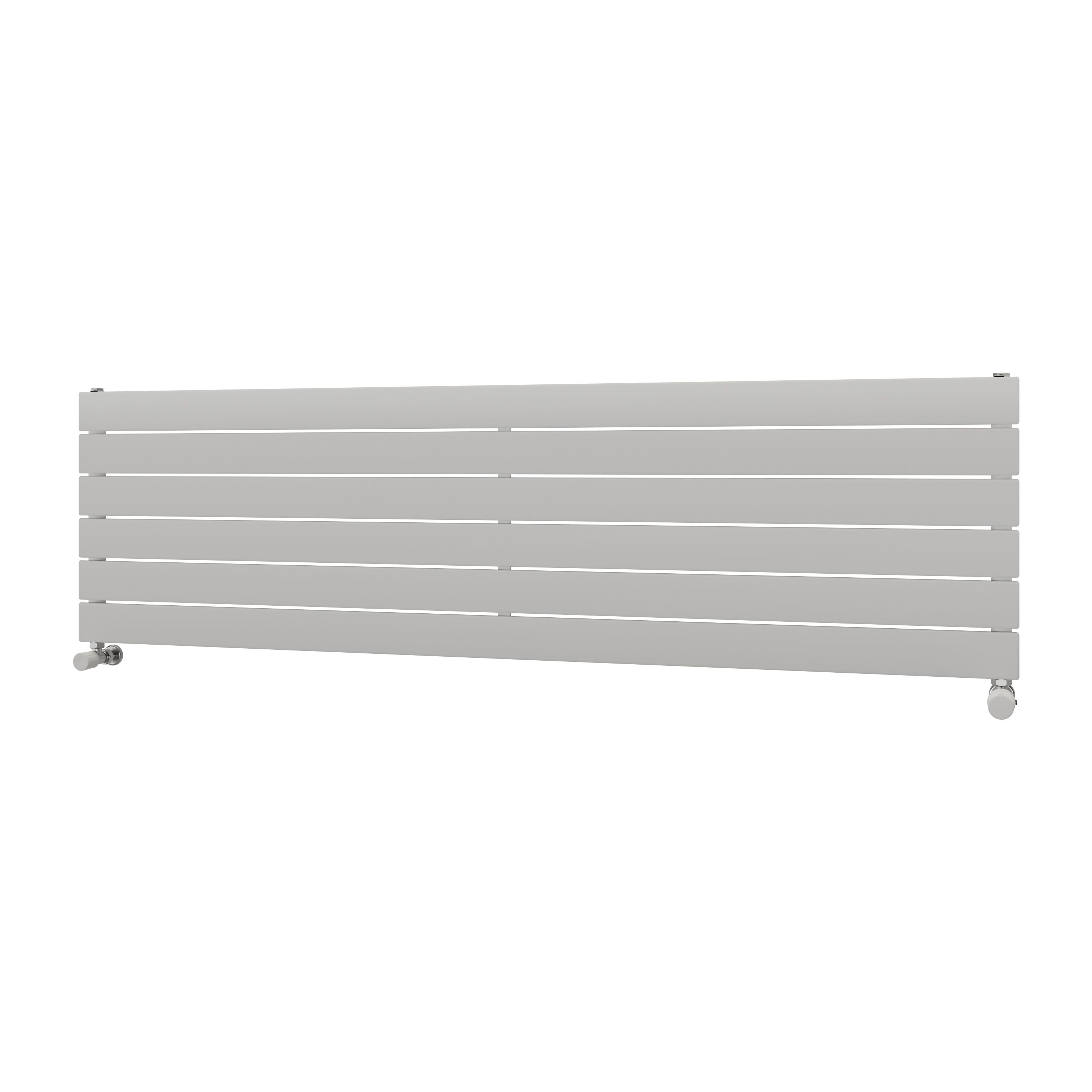 Ximax Vertirad Satin White Horizontal Designer Panel Radiator, (W)1600mm X (H)445mm Price Comparisons | Compare The Build