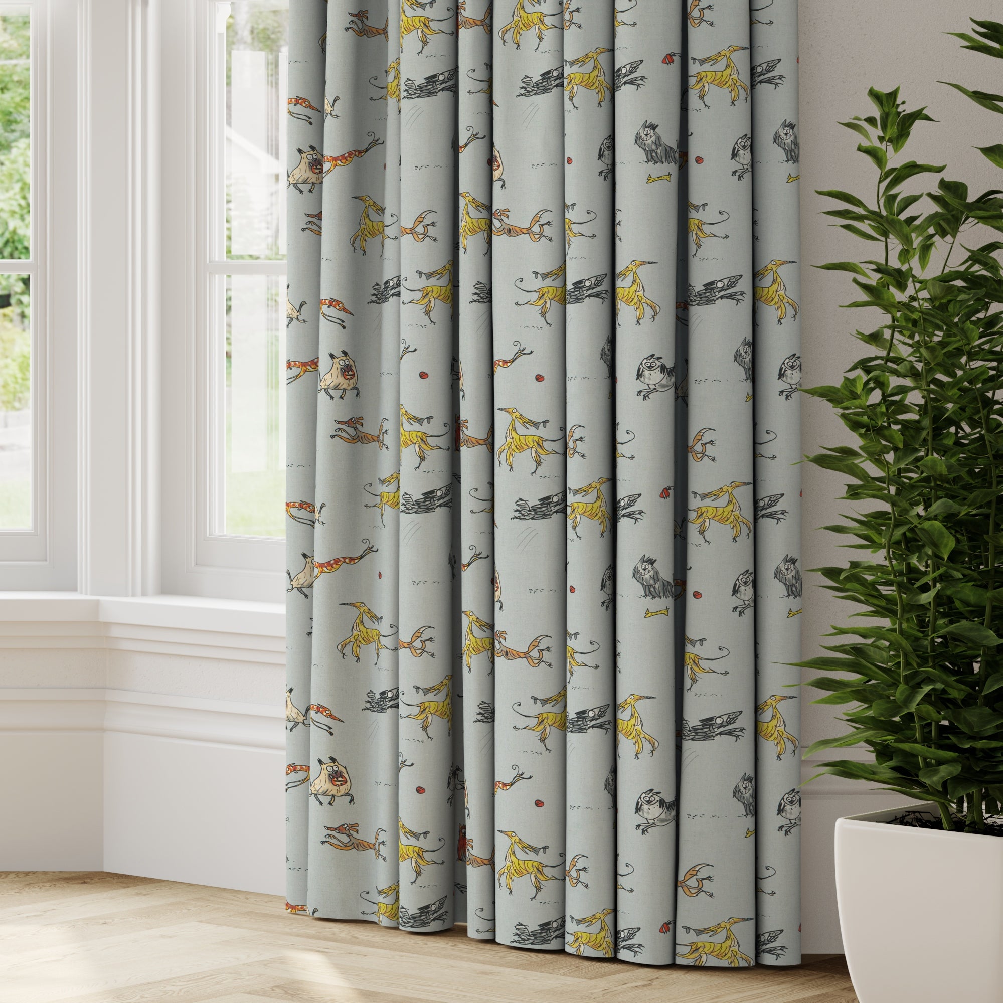Happy Hounds Made to Measure Curtains Happy Hounds Multi Price Comparisons | Compare The Build
