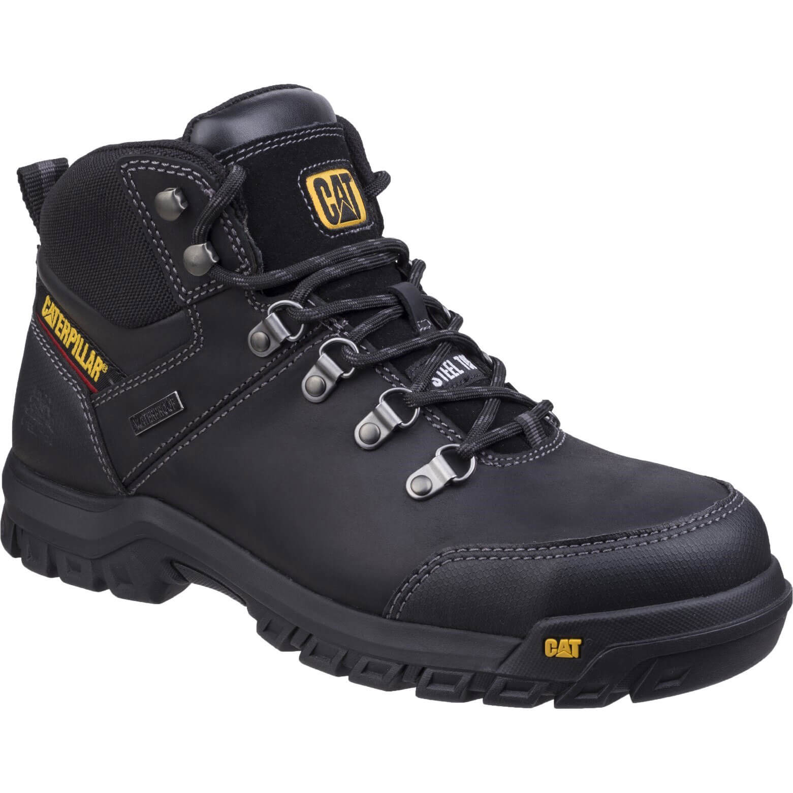 Caterpillar Mens Framework Safety Boots Black Size 8 | Compare The Build