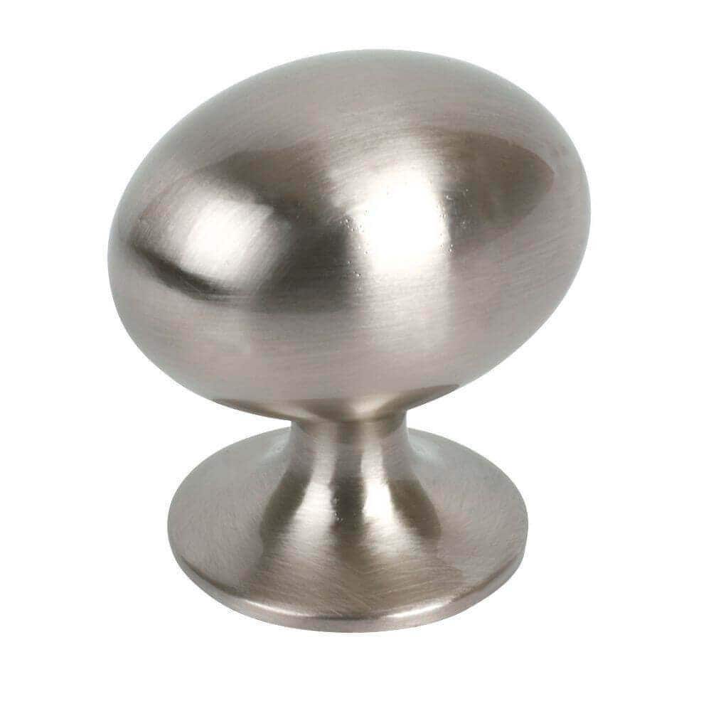 Oval Cabinet Knob 35mm Brushed Nickel Pk1 | Compare The Build