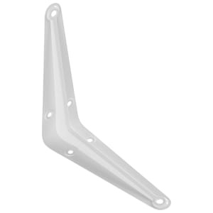 London White Shelf Bracket - 100 x 75mm Price Comparisons | Compare The Build