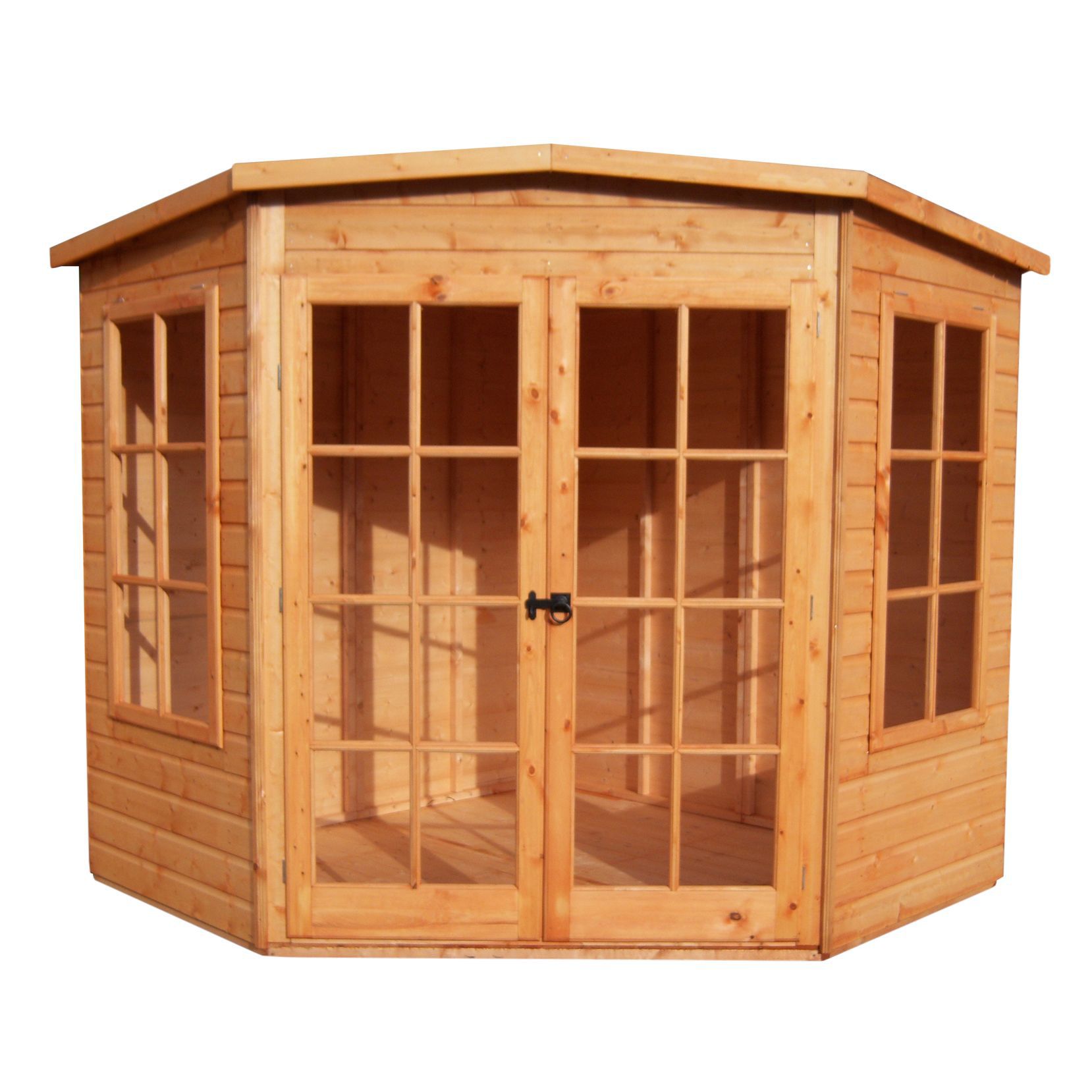 Shire 7X7 Pent Shiplap Wooden Summer House Price Comparisons | Compare The Build