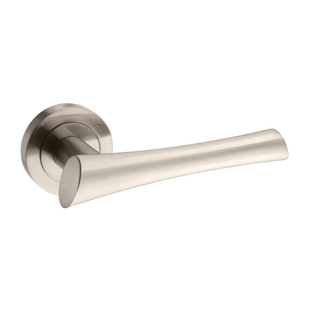 Atlantic Mediterranean Corsica Lever on Round Rose - Satin Nickel Atlantic UK M60SN Price Comparisons | Compare The Build