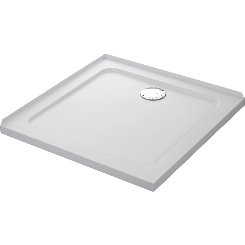 Mira Flight Safe Low Square Shower Tray 900 x 900mm with Waste 2 Upstands 1.1697.323.AS Price Comparisons | Compare The Build