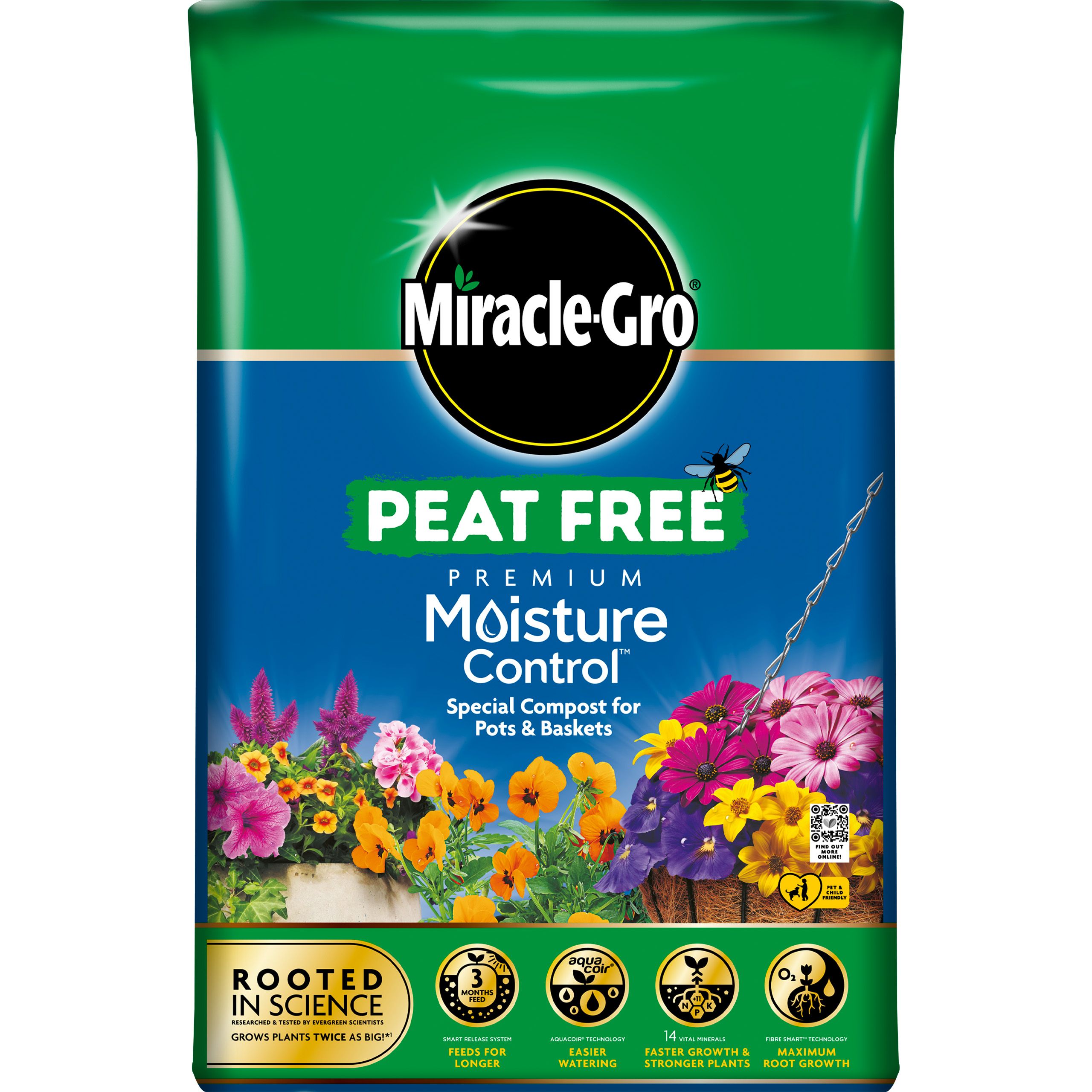 Miracle-Gro Moisture Control Peat-Free Compost 40L Price Comparisons | Compare The Build