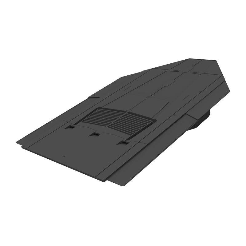 Manthorpe In-Line Slate Vent with Built-in Spigot (8800mm2) - Black Manthorpe Building Products GILSV30-25 Price Comparisons | Compare The Build