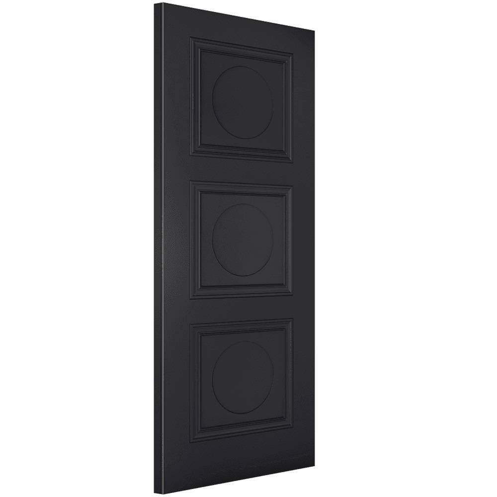 LPD Internal Black Antwerp Primed 3P FD30 Door 1981mm x 838mm x 44mm (78" x 33") Price Comparisons | Compare The Build