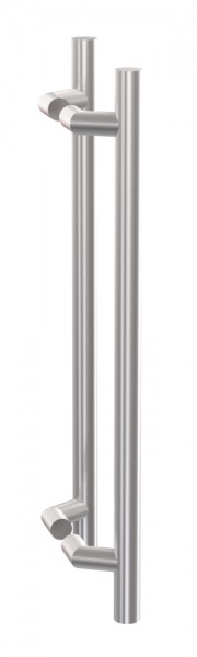 Satin Stainless Steel Guardsman Offset/Cranked Pull Handles 700mm x 500mm x 25mm | Compare The Build