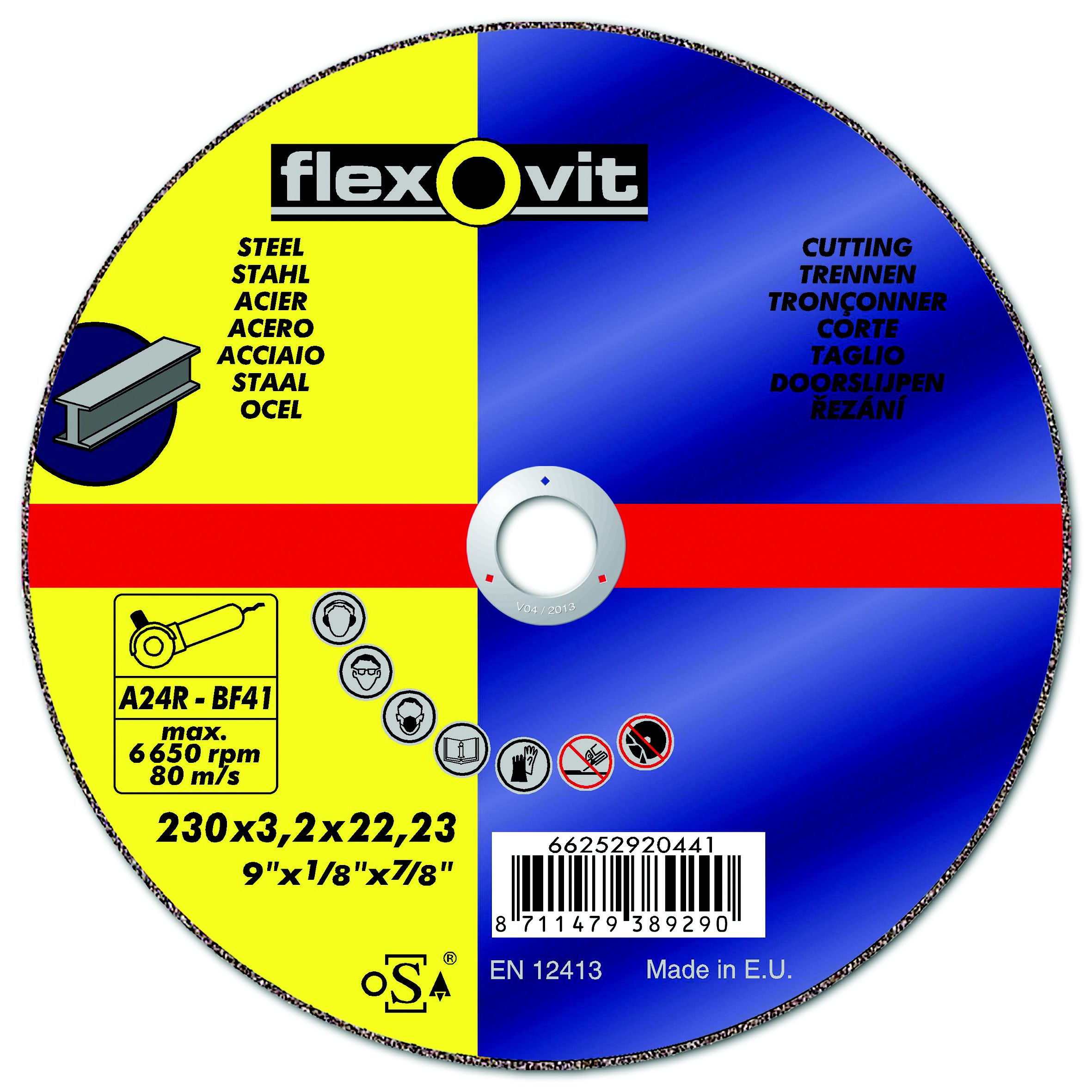 Flexovit Cutting & Grinding Disc Set (Dia)230mm, Pack Of 5 | Compare The Build