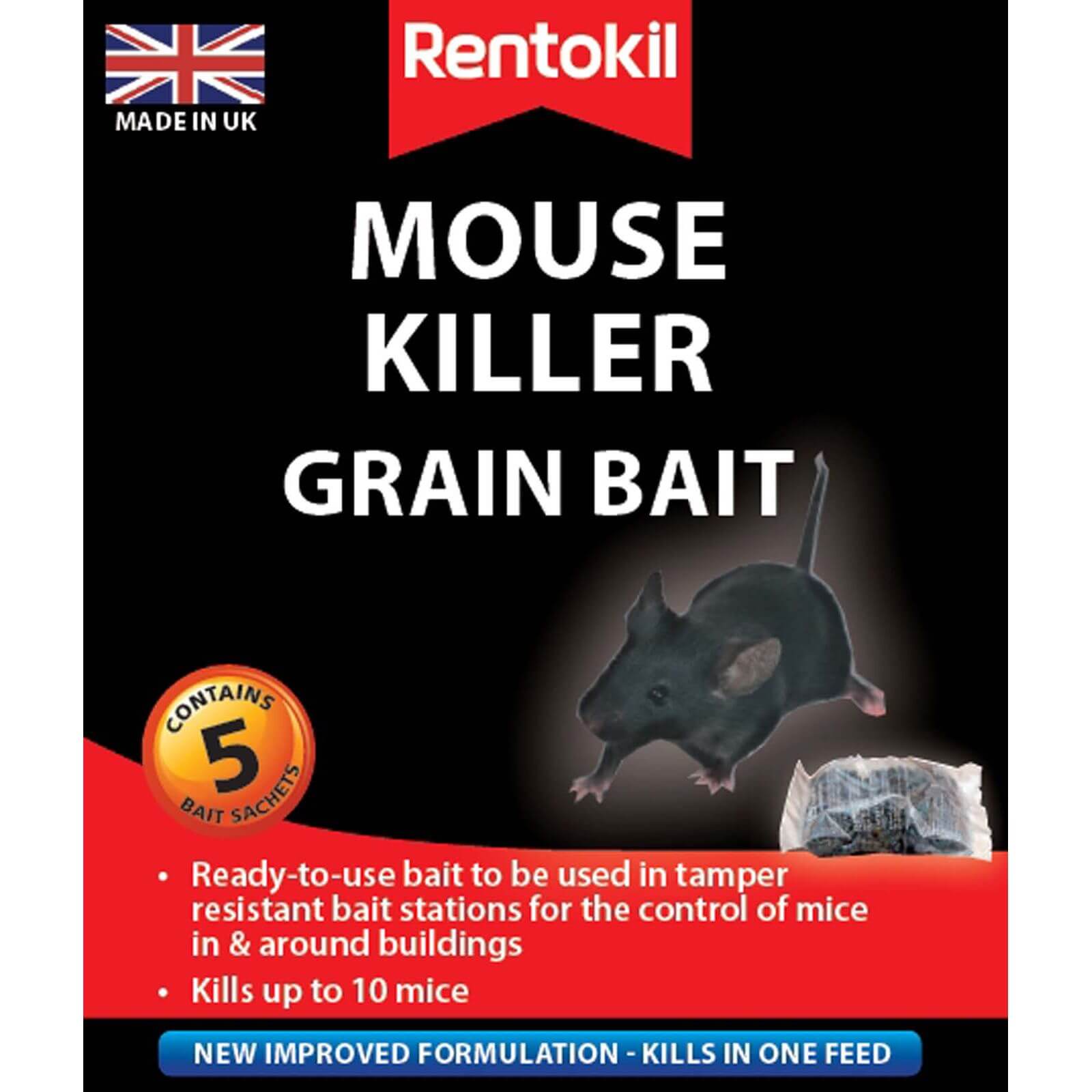 Rentokil Mouse Killer Sachets (Pack of 5) | Compare The Build