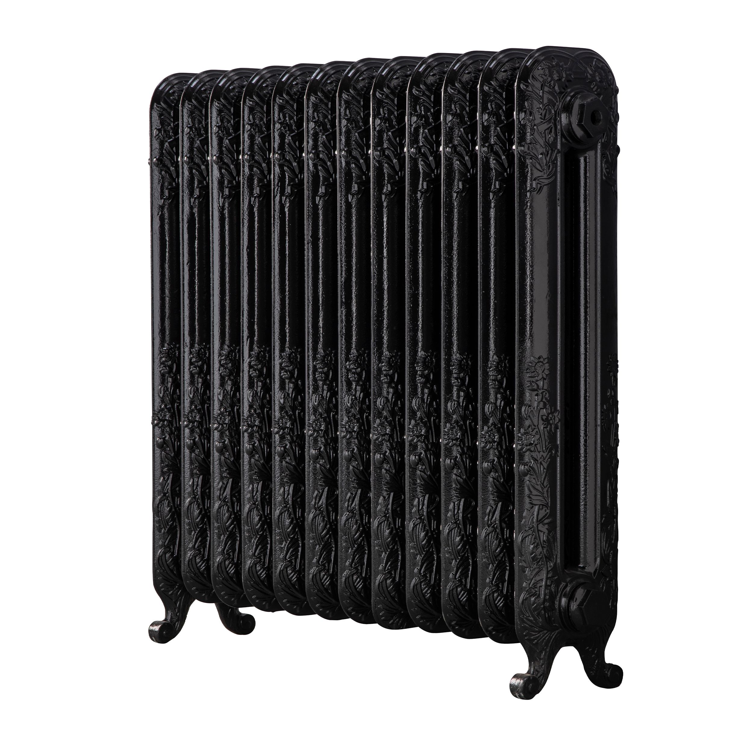 Arroll Daisy Cast Iron Black 12 Column Radiator, (W)814mm X (H)794mm Price Comparisons | Compare The Build